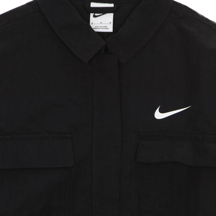 Nike Field Jacket met Mesh Binnenvoering Black Dames
