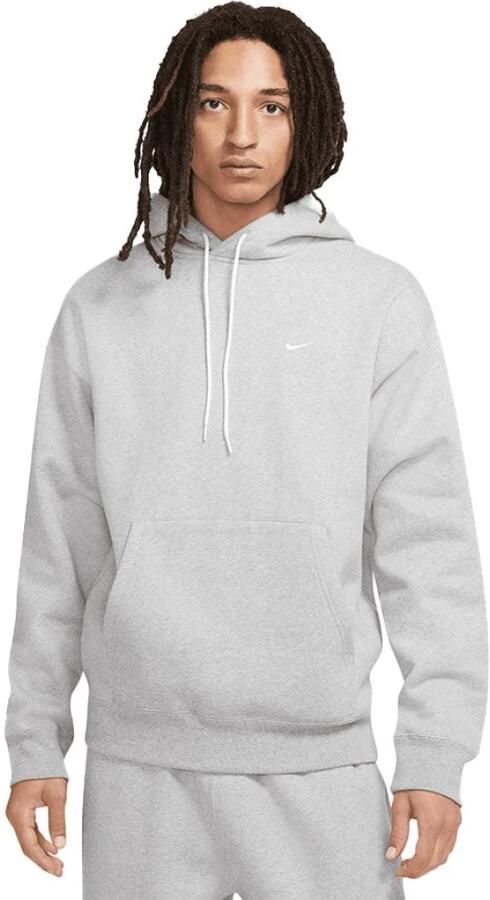 Nike Fleece Hoodie Classic Sportieve Model Gray Heren