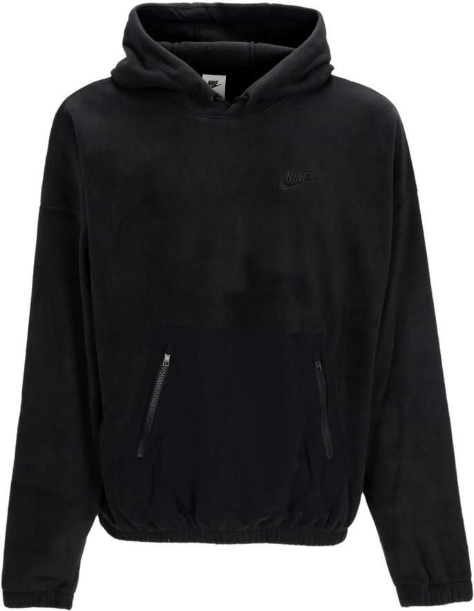 Nike Club Fleece hoodie van polarfleece voor heren Zwart