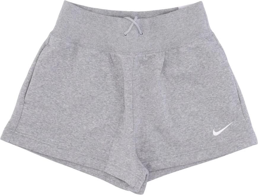 Nike Sportswear Phoenix Fleece damesshorts met ruimvallende pasvorm en hoge taille Grijs - Foto 5