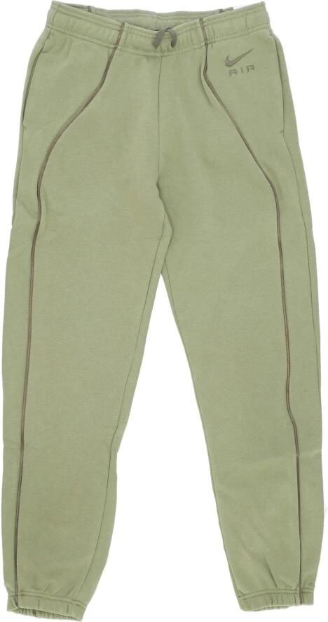Nike Air Fleece joggingbroek met halfhoge taille voor dames Groen - Foto 3