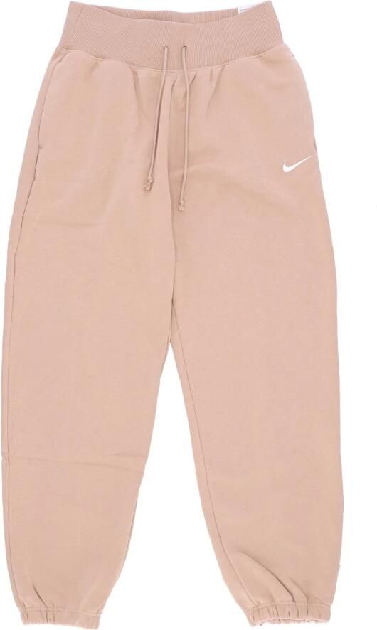 Nike Sportswear Phoenix Fleece Oversized joggingbroek met hoge taille voor dames Bruin