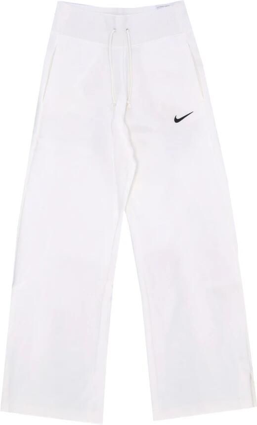 Nike Sportswear Phoenix Fleece Joggingbroek met hoge taille en wijde pijpen voor dames Wit - Foto 3