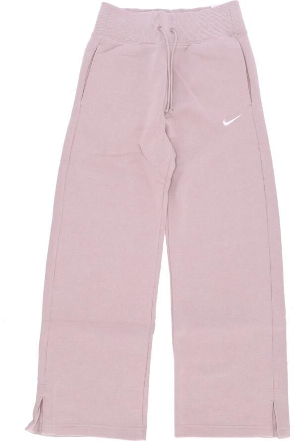 Nike Sportswear Phoenix Fleece Joggingbroek met hoge taille en wijde pijpen voor dames Bruin
