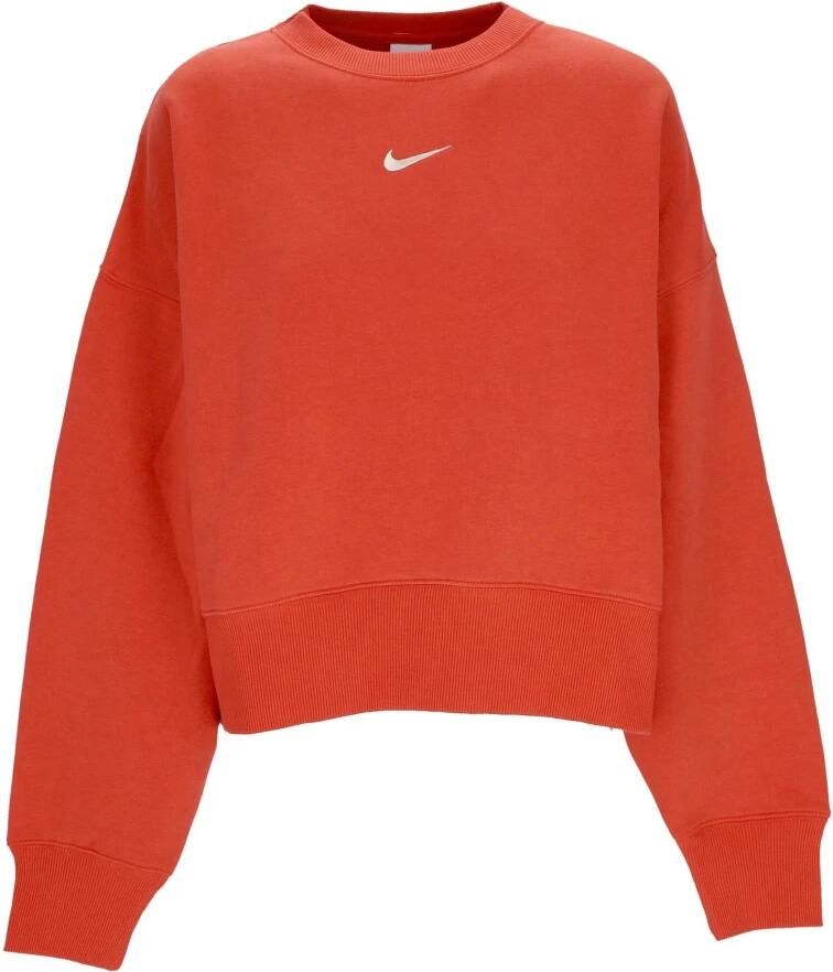 Nike Sportswear Phoenix Fleece Extra oversized sweatshirt met ronde hals voor dames Oranje - Foto 3
