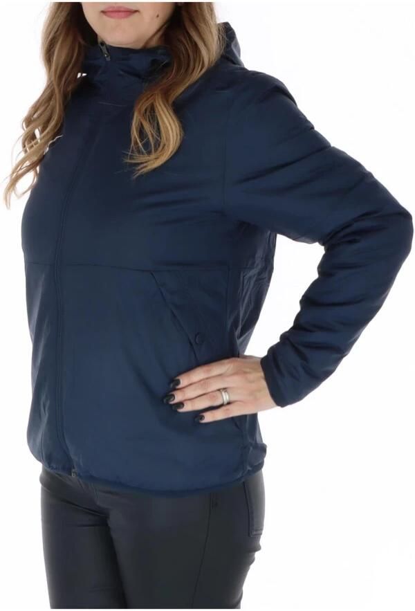 Nike Geprintte Hoodie met Rits Blue Dames
