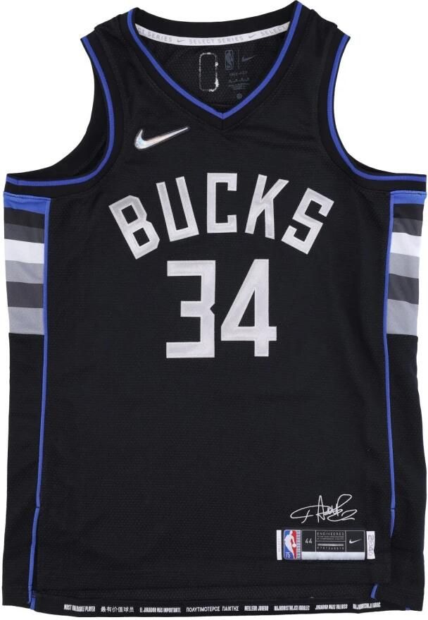 Nike Giannis Antetokounmpo Bucks Dri-FIT NBA-jersey voor heren Zwart - Foto 4