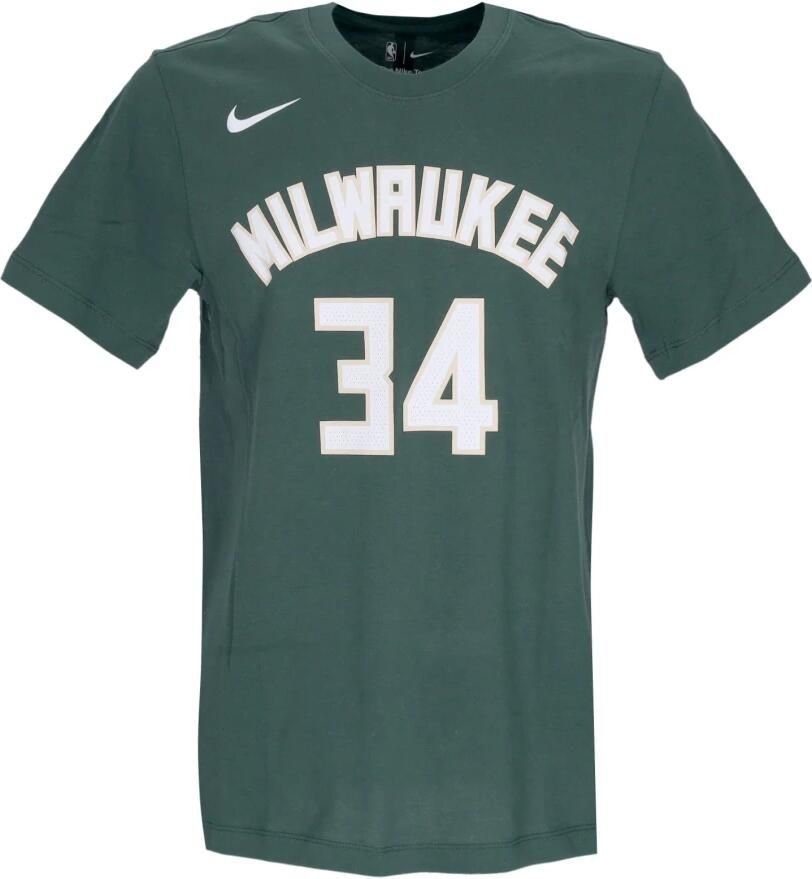 Nike Milwaukee Bucks Nba T-shirt T-shirts Kleding fir antetokounmpo g maat: XL beschikbare maaten:S M L XL XS