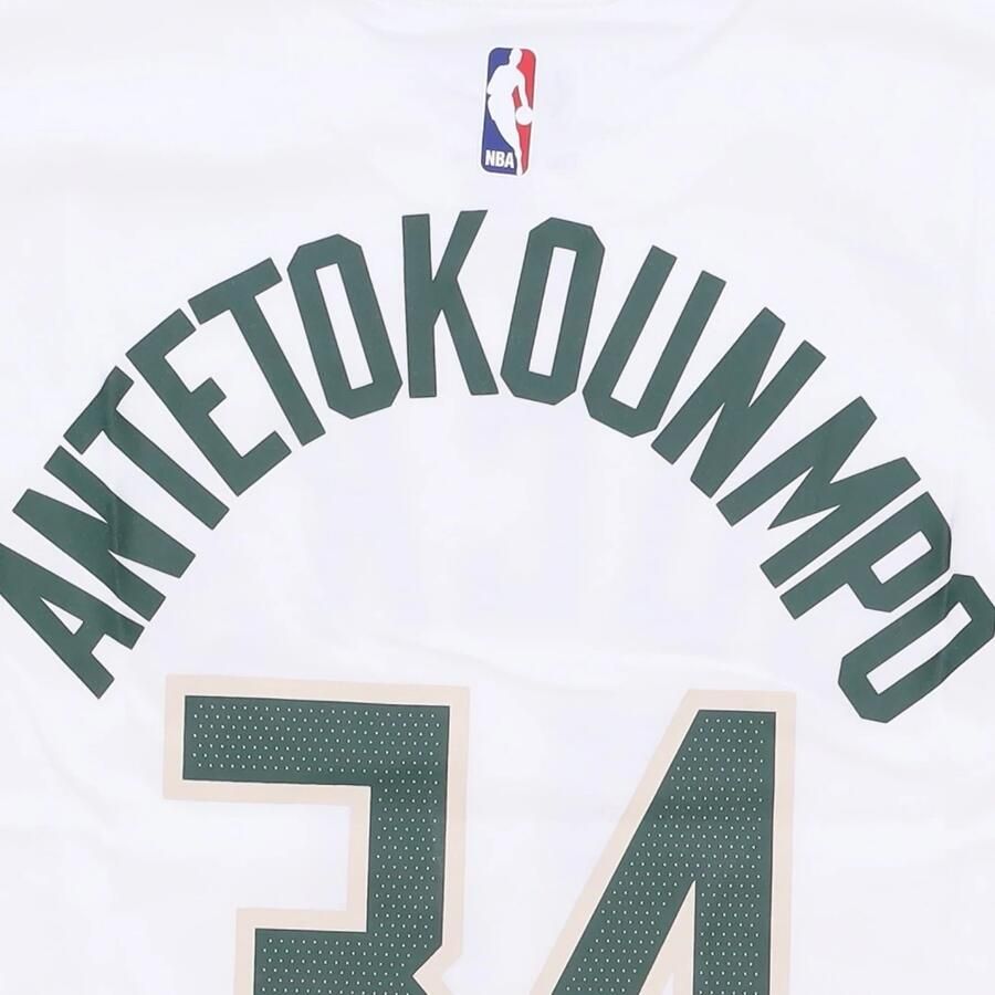 Nike Giannis Antetokounmpo NBA Tee White Heren