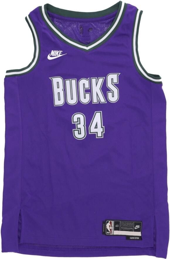 Nike Milwaukee Bucks Swingman NBA-jersey met Dri-FIT Paars - Foto 3