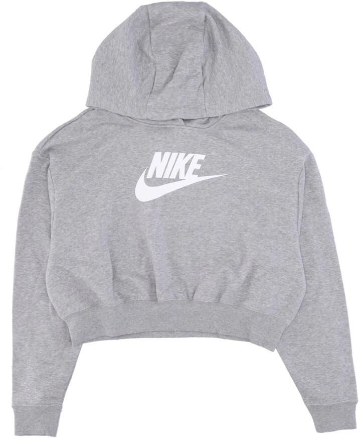 Nike Sportswear Club Fleece Korte oversized hoodie met graphic voor dames Grijs - Foto 3