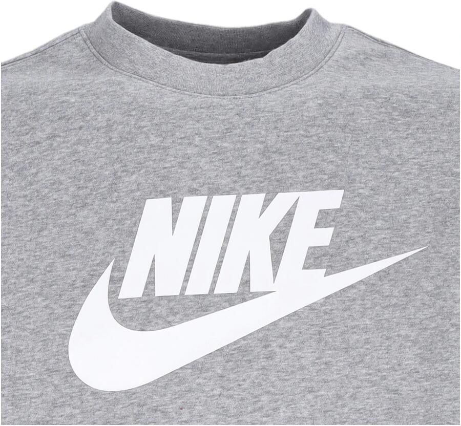 Nike Sportswear Club Fleece Herenshirt met ronde hals en graphic Grijs