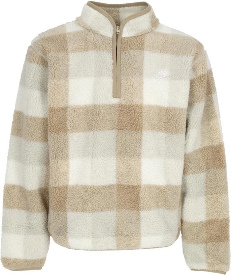 Nike Club winterse herentop met halflange rits Bruin - Foto 7