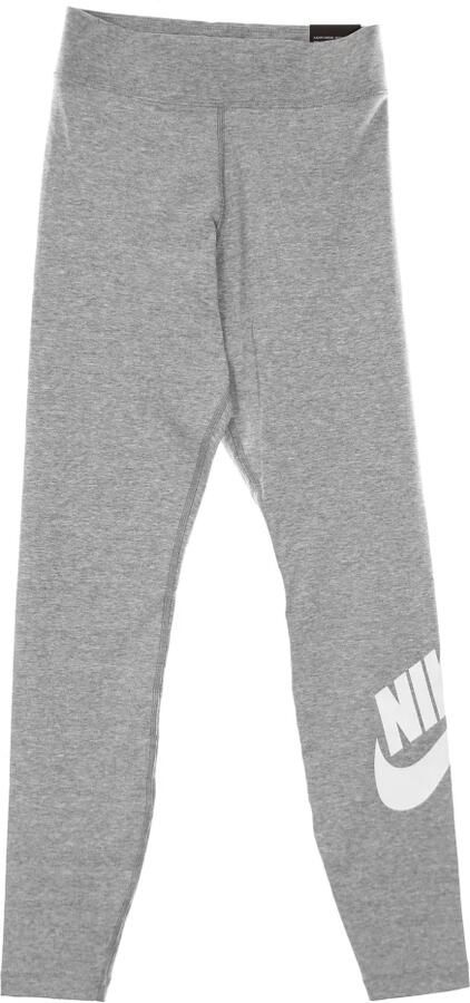 Nike Sportswear Essential Legging met hoge taille en logo voor dames Grijs - Foto 3