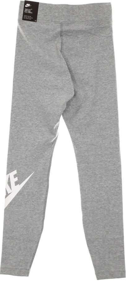 Nike Sportswear Essential Legging met hoge taille en logo voor dames Grijs - Foto 4