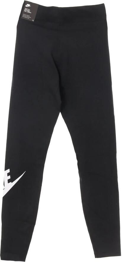 Nike Sportswear Essential Legging met hoge taille en logo voor dames Zwart - Foto 3