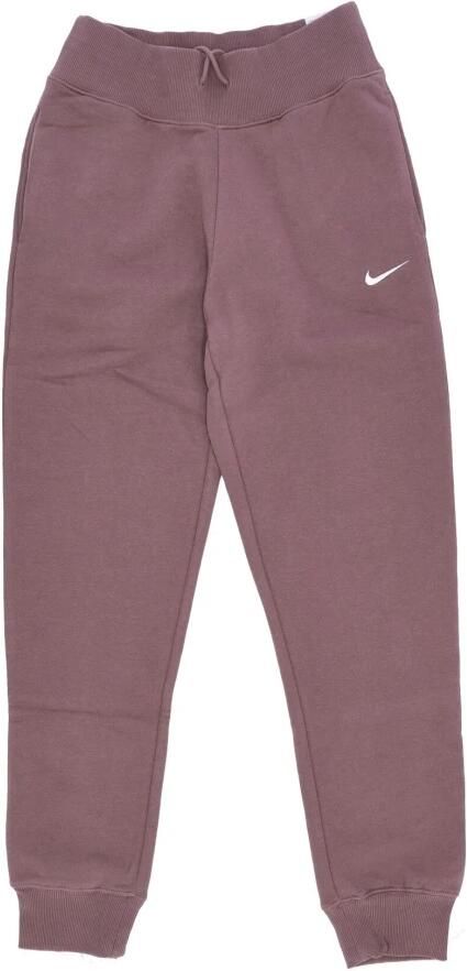 Nike Sportswear Phoenix Fleece Joggingbroek van fleece met hoge taille voor dames Bruin