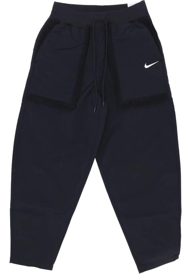 Nike Sportswear Essential Voorgevormde geweven damesbroek met hoge taille Zwart