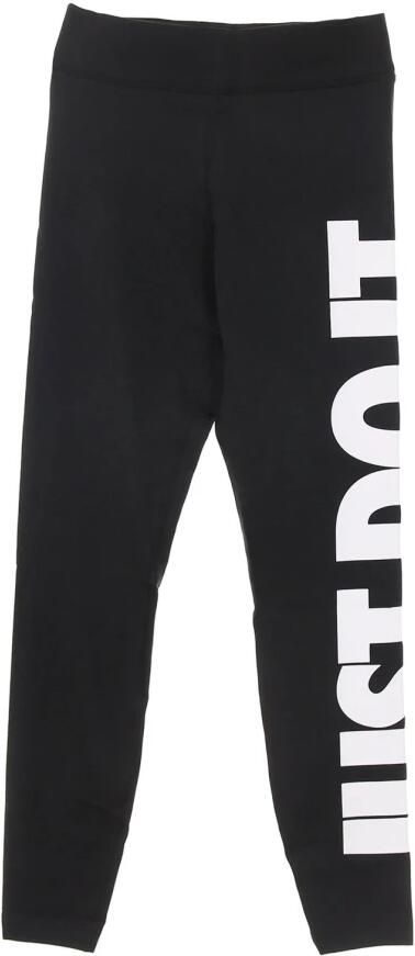 Nike Sportswear Essential Legging met hoge taille en graphic voor dames Zwart - Foto 6