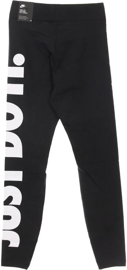 Nike Sportswear Essential Legging met hoge taille en graphic voor dames Zwart - Foto 5