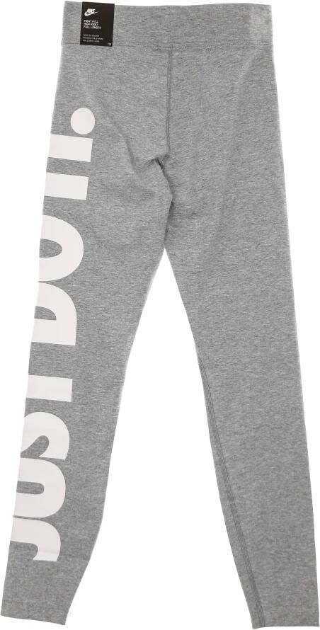 Nike Sportswear Essential Legging met hoge taille en graphic voor dames Grijs - Foto 3