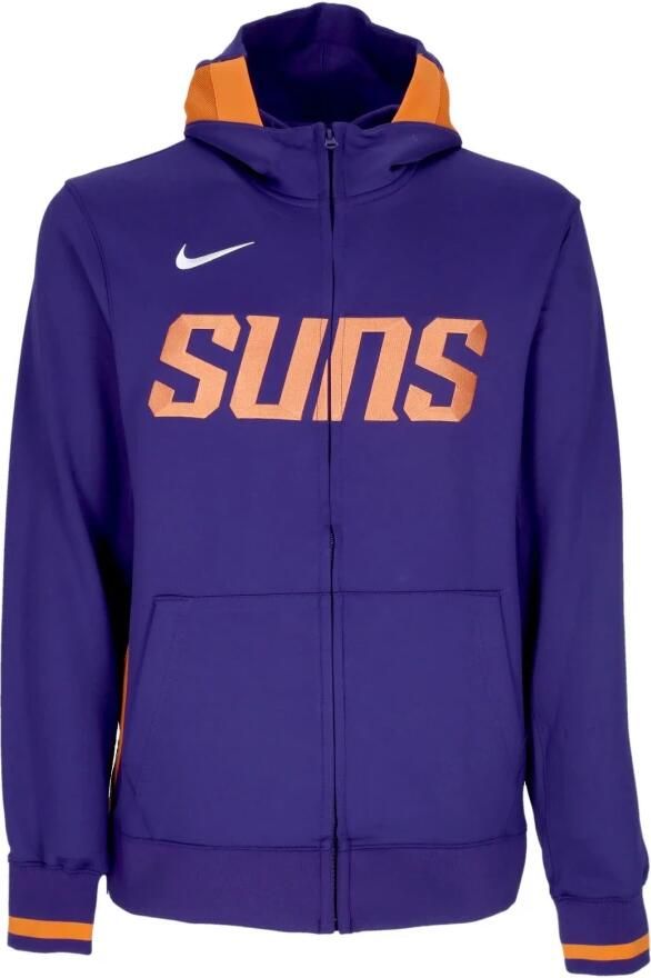 Nike Phoenix Suns Showtime NBA-hoodie met rits en Dri-FIT voor heren Paars