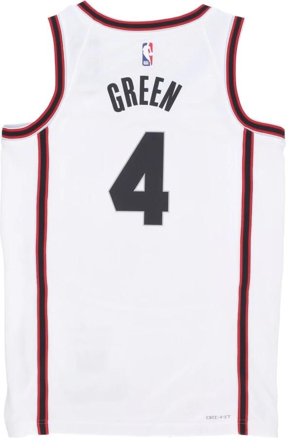 Nike Jalen Green Houston Rockets 2024 25 City Edition Dri-FIT Swingman NBA-jersey voor heren Wit - Foto 2