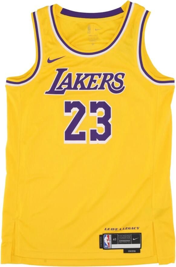 Nike Los Angeles Lakers Icon Edition Dri-FIT Swingman NBA-jersey voor heren Geel - Foto 6
