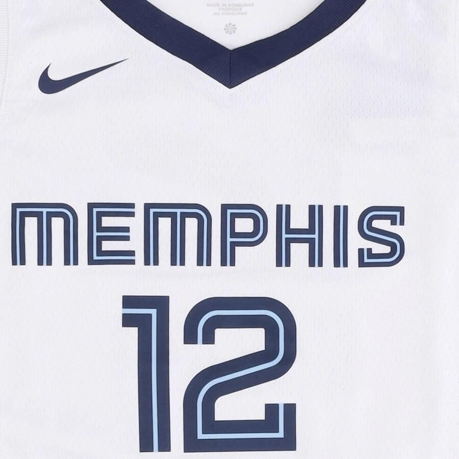 Nike Ja Morant Memphis Grizzlies 2022 23 Association Edition Dri-FIT Swingman NBA-jersey voor heren Wit - Foto 2
