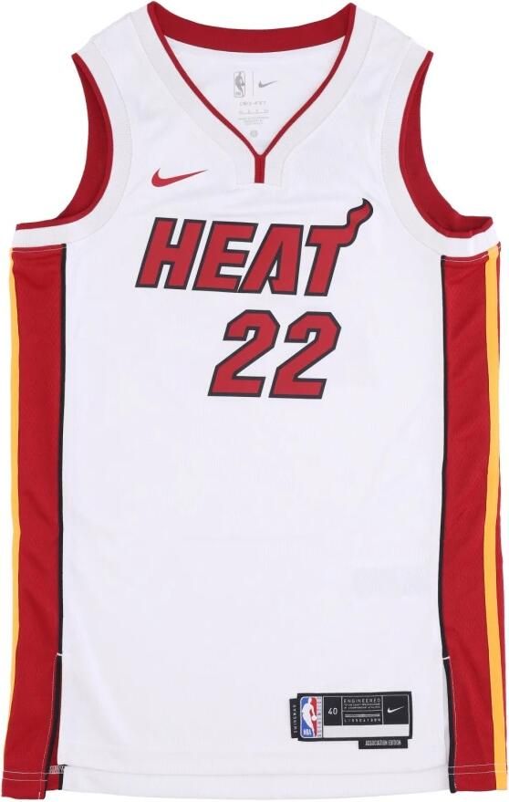 Nike Miami Heat Association Edition 2022 23 Dri-FIT Swingman NBA-jersey voor heren Wit - Foto 4