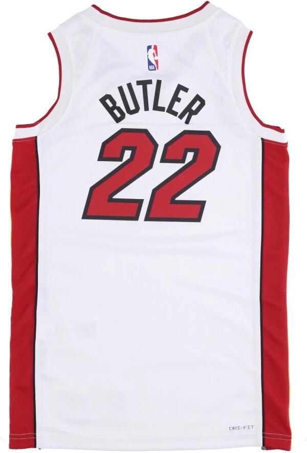 Nike Miami Heat Association Edition 2022 23 Dri-FIT Swingman NBA-jersey voor heren Wit - Foto 3