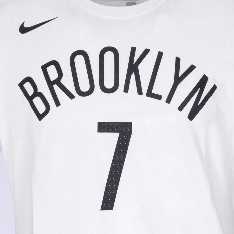 Nike Kevin Durant NBA Tee Brooklyn Nets White Heren