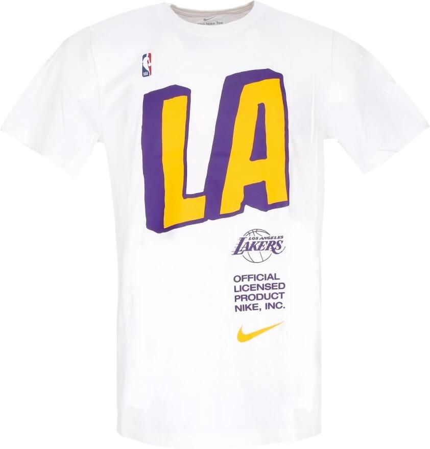 Nike Los Angeles Lakers NBA-herenshirt Wit
