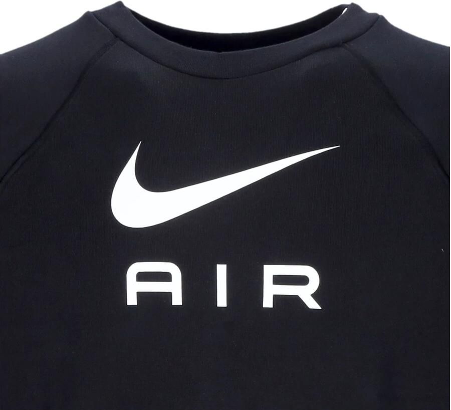 Nike Sportswear Air Herentop van sweatstof met ronde hals Zwart