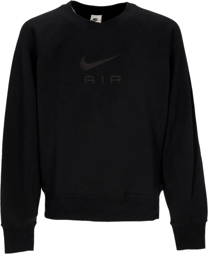 Nike Sportswear Air Herentop van sweatstof met ronde hals Zwart