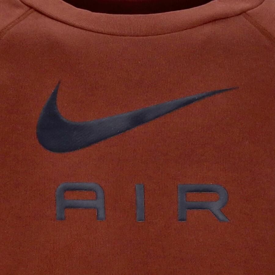 Nike Sportswear Air French Terry Crew Sweaters Kleding oxen brown black maat: XL beschikbare maaten:S M XL
