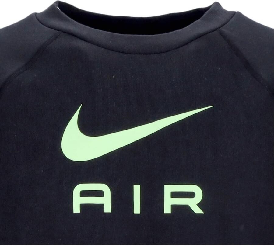 Nike Sportswear Air Herentop van sweatstof met ronde hals Zwart