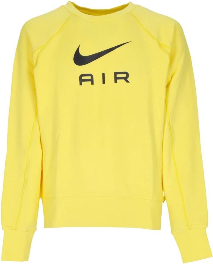 Nike Sportswear Air Herentop van sweatstof met ronde hals Geel - Foto 2