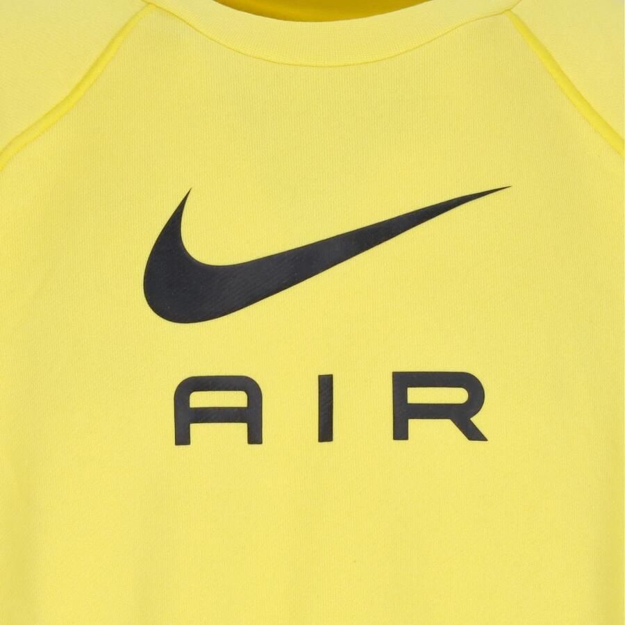 Nike Sportswear Air Herentop van sweatstof met ronde hals Geel