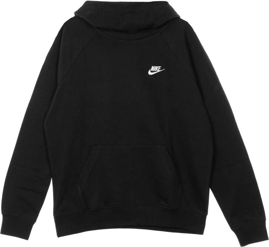 Nike Sportswear Essential Fleecehoodie met trechterhals voor dames Zwart - Foto 4