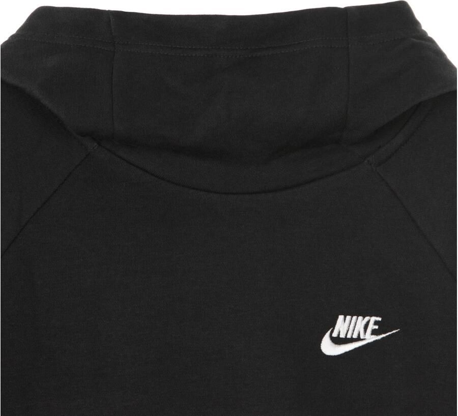 Nike Sportswear Essential Fleecehoodie met trechterhals voor dames Zwart - Foto 2