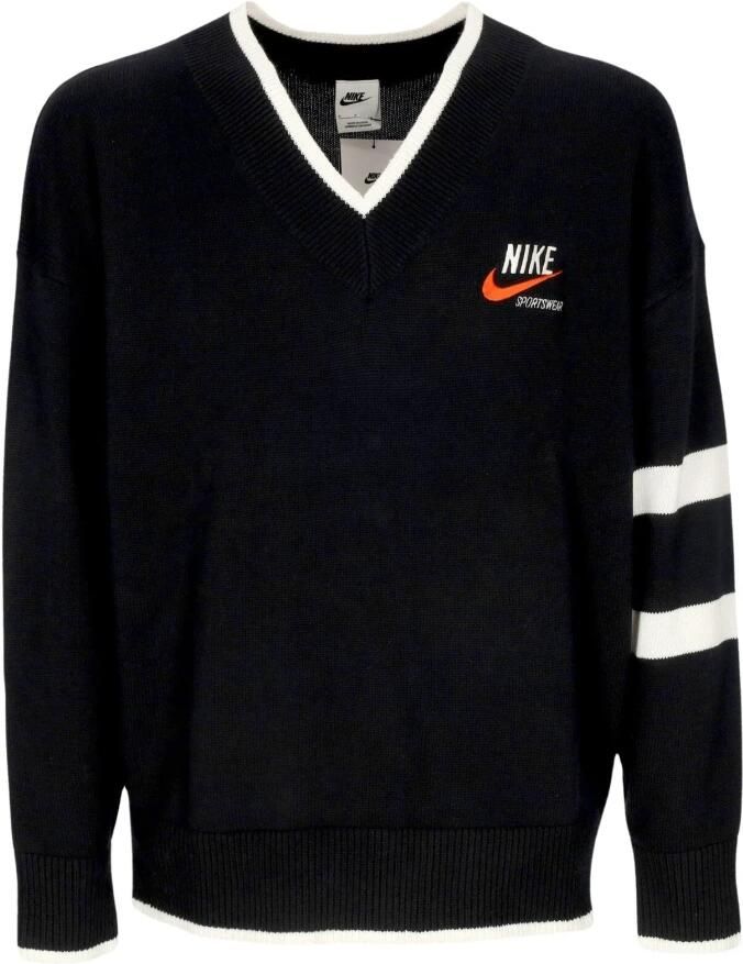 Nike Lichtgewicht V-hals Sportsweater Black Heren
