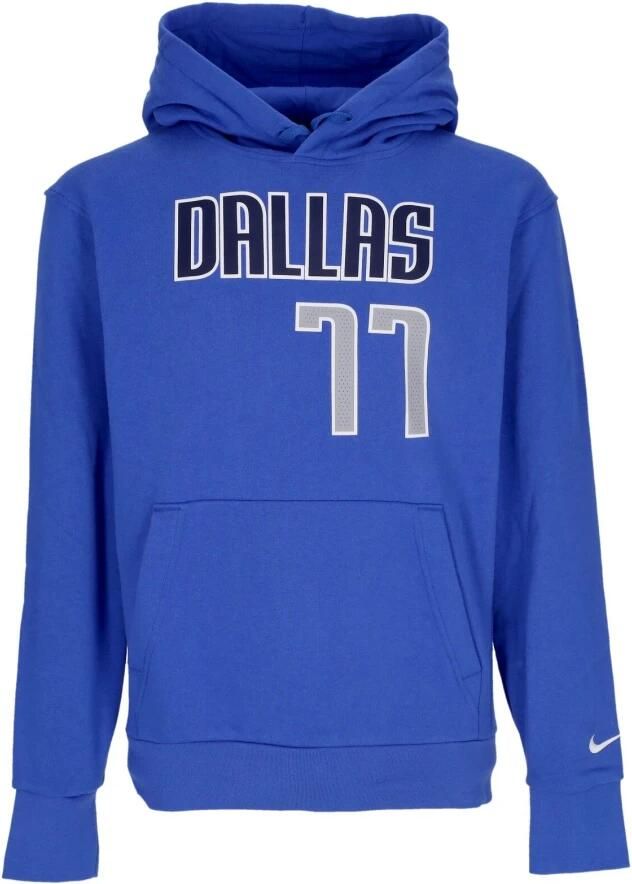 Nike Dallas Mavericks Essential NBA-fleecehoodie voor heren Blauw