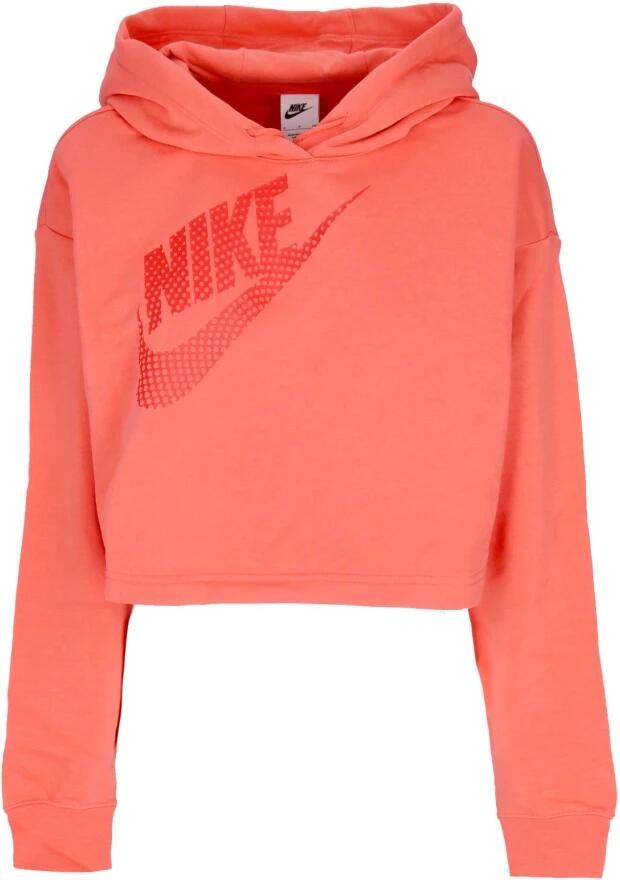 Nike Sportswear Korte danshoodie van fleece voor dames Oranje - Foto 3