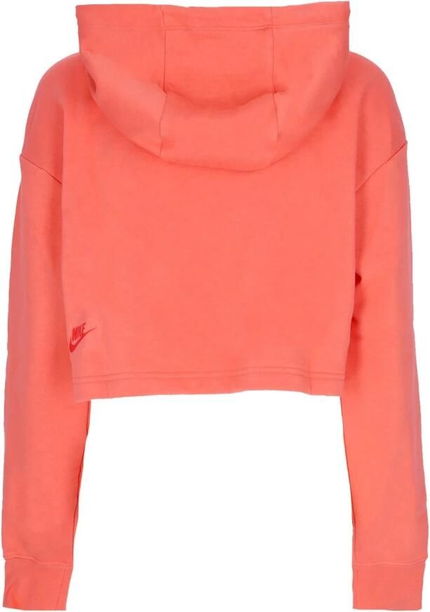 Nike Sportswear Korte danshoodie van fleece voor dames Oranje - Foto 2