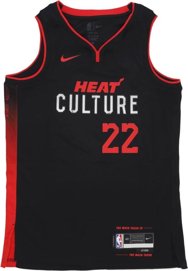 Nike Jimmy Butler Miami Heat City Edition 2023 24 Dri-FIT Swingman NBA-jersey voor heren Zwart