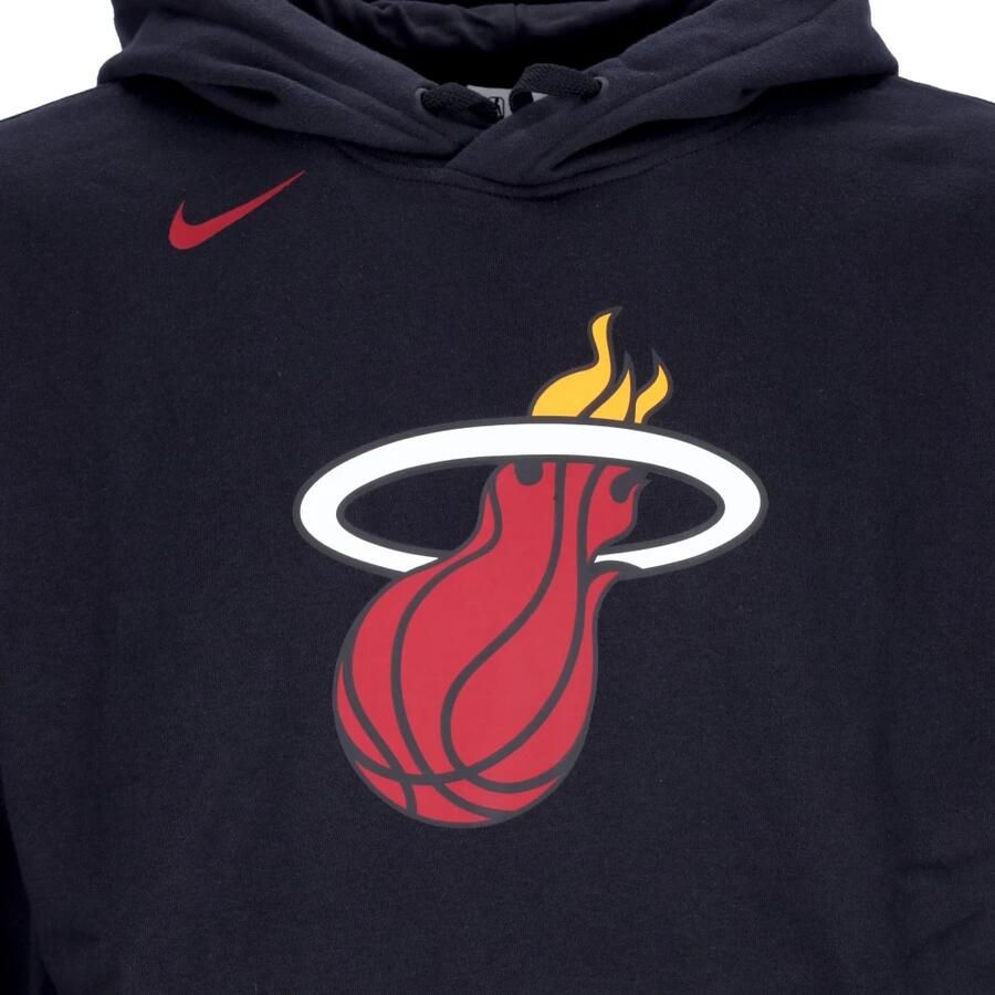 Nike Miami Heat Basketbal Team Feest Hoodie Black Heren