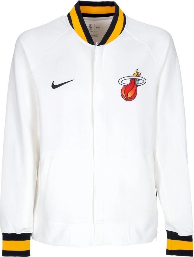Nike Miami Heat Showtime City Edition Dri-FIT NBA-herenjack met lange mouwen Wit - Foto 3