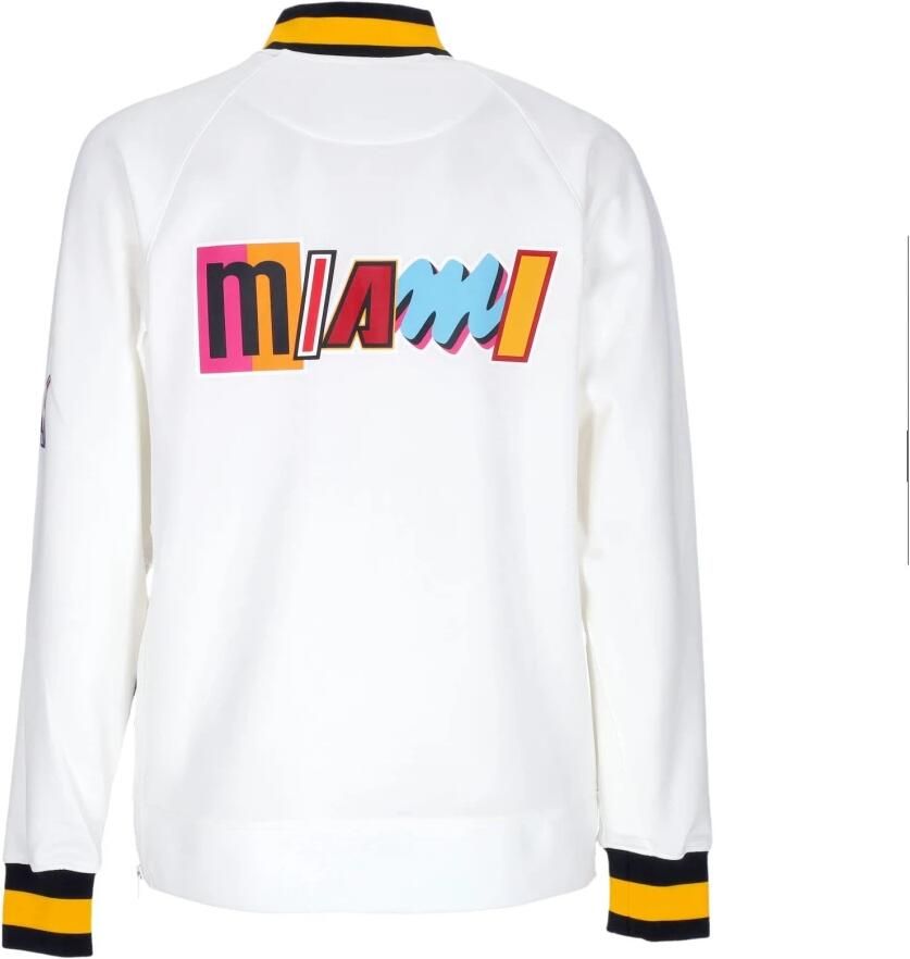 Nike Miami Heat Showtime City Edition Dri-FIT NBA-herenjack met lange mouwen Wit - Foto 2