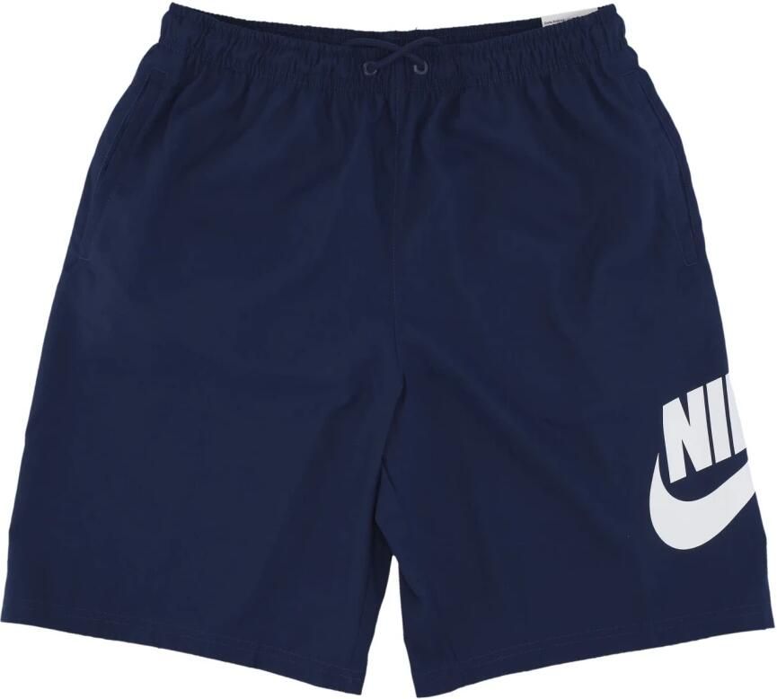 Nike Midnight Navy Wit Geweven Twill Shorts Blue Heren - Foto 3